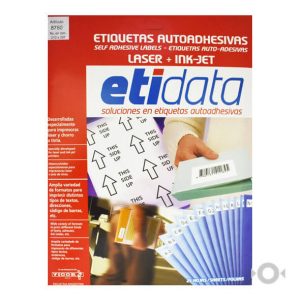 ETIQUETAS ETIDATA 8753 X 25 HOJAS A4