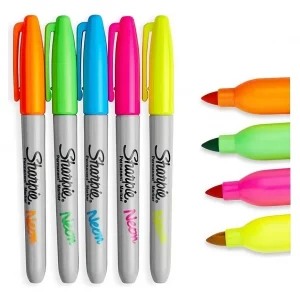 MARCADOR SHARPIE RESALTADOR FINO **NEON**
