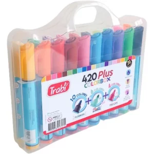 MARCADOR TRABI 420 VALIJA X 20 PLUS COLORBOC