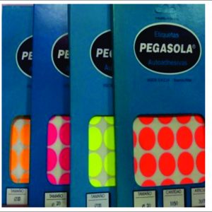 ETIQUETAS PEGASOLA ****FLUO****