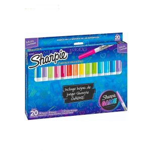 MARCADOR SHARPIE GAME PERMANENTE X 20