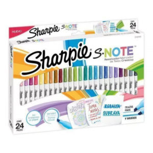 MARCADOR SHARPIE S-NOTE X 24