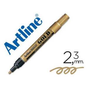 MARCADOR ARTLINE ORO-PLATA-BLANCO GRUESO 2.3