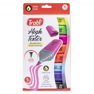 MARCADOR RESALTADOR TRABI X 8